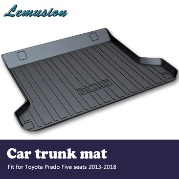 

1Set Car Cargo rear trunk mat For Toyota Prado 5 Seats 2013 2014 2015 2016 2017 2018 Boot Liner Tray Anti-slip mat Accessories
