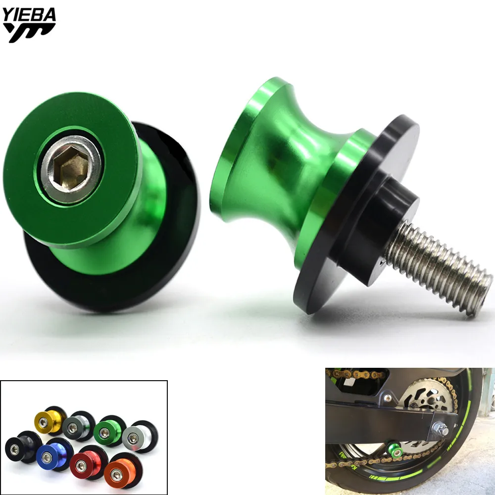 FOR KAWASAKI Z1000 ZX1400/ZX14R/ZZR1400 2006-2016 HONDA CBR250R cb400 Universal Motorcycle Swingarm Spools Slider Stands Screws