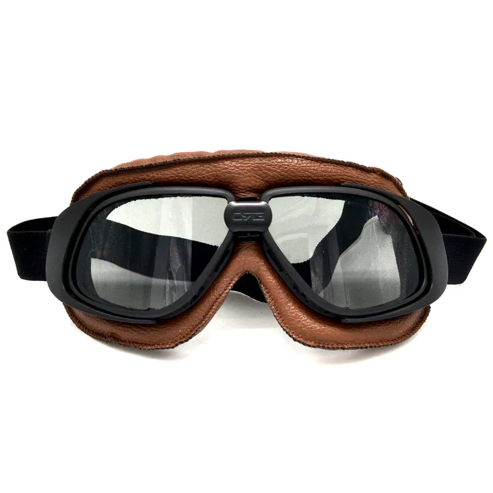 Leather Biker Goggle Helmet Atv 6 Leather Biker Goggle Helmet Atv 6