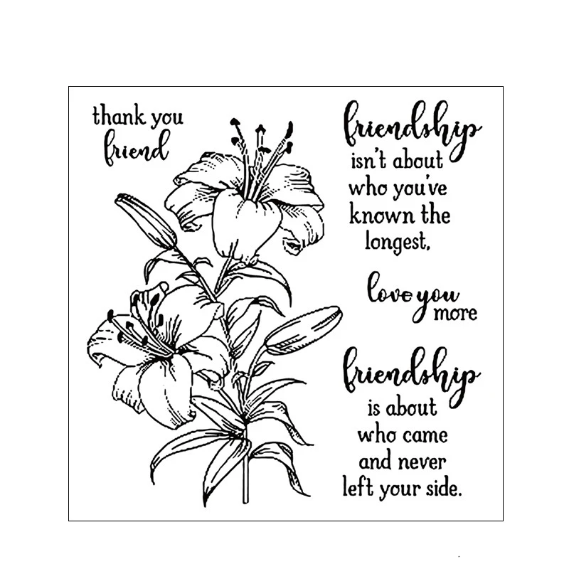 

New Transparent Clear Stamp for DIY scrapbooking/Card Making C273