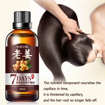 

Conservation Ginger Essential Oil Anti-Hair Loss Treatment Nourish Repair Hair Growth Essence Skin Care Hot!