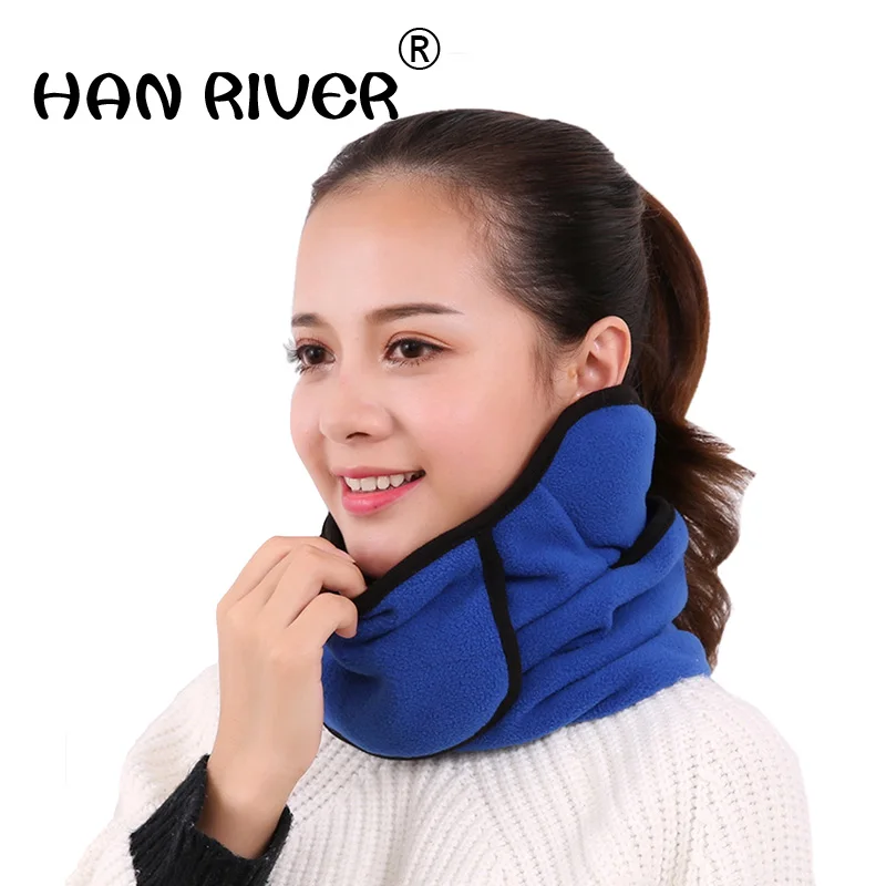 3 in 1 warm female full face mask earmuffs warm wind protection of neck