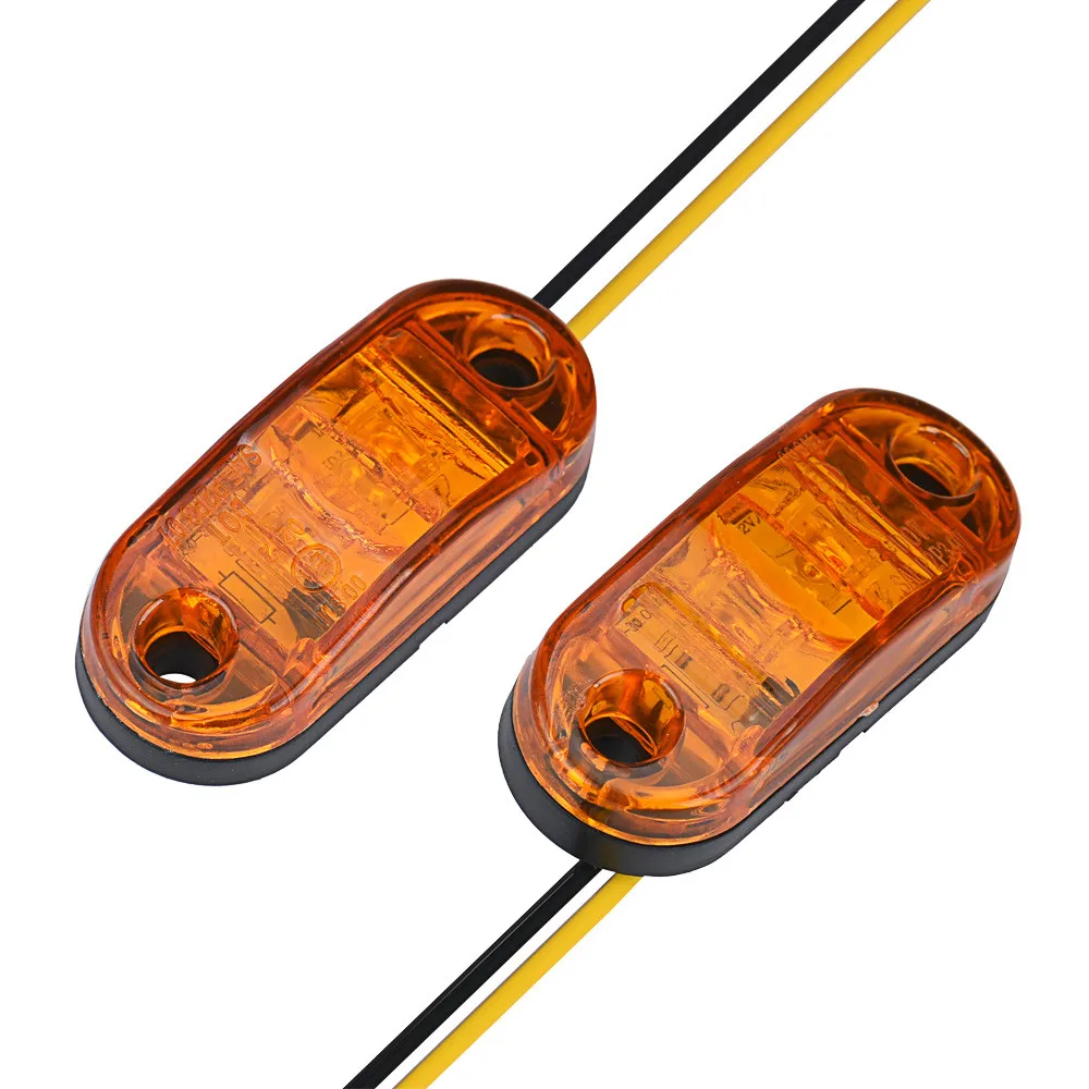 2x12 v  24 v Tow Truck Side Marker Light LED Submersible Lamp  (3)