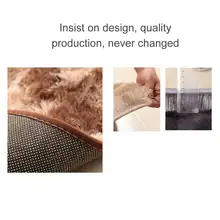 Простой ковер с нордическим узором длинный плюшевый мягкий коврик для спальни гостиной DC120