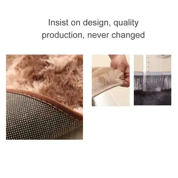 

Simple Nordic Carpet Long Plush Soft Carpet Rug for Bedroom Living Room DC120