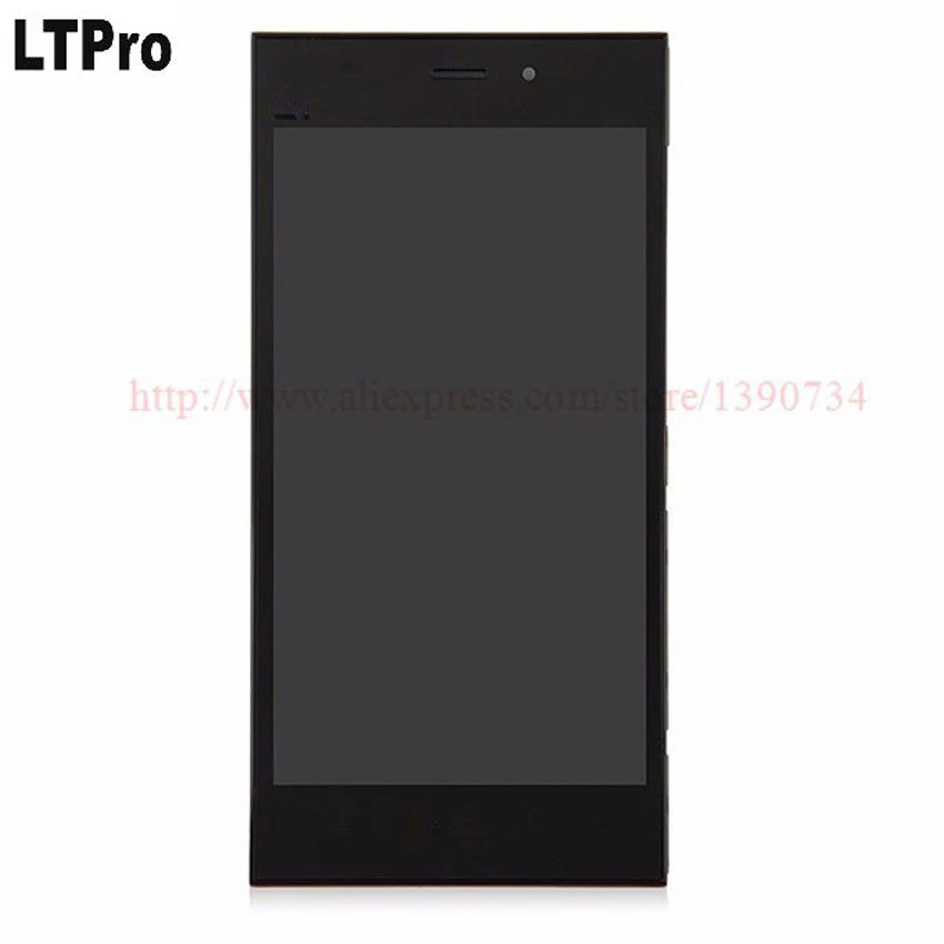 

100% GOOD Working LCD Display + Touch Screen Digitizer Assembly With Frame/Bezel For Xiaomi m3 mi3 xiao mi WCDMA Free shipping