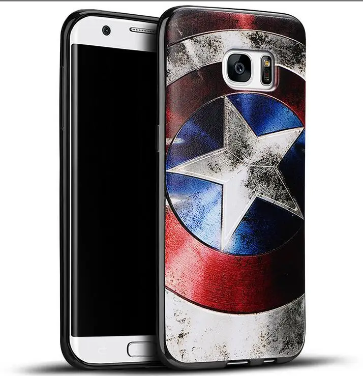 

Clearance Sale Captain Soft Silicon TPU Cover for samsung S6 S7 edge LG g3 g5 sony z3 huawei p9 plus Promotion Cellphone coques