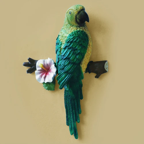 Colorful Parrot Hanging Decoration Bird Home Living Room Tv Backdrop