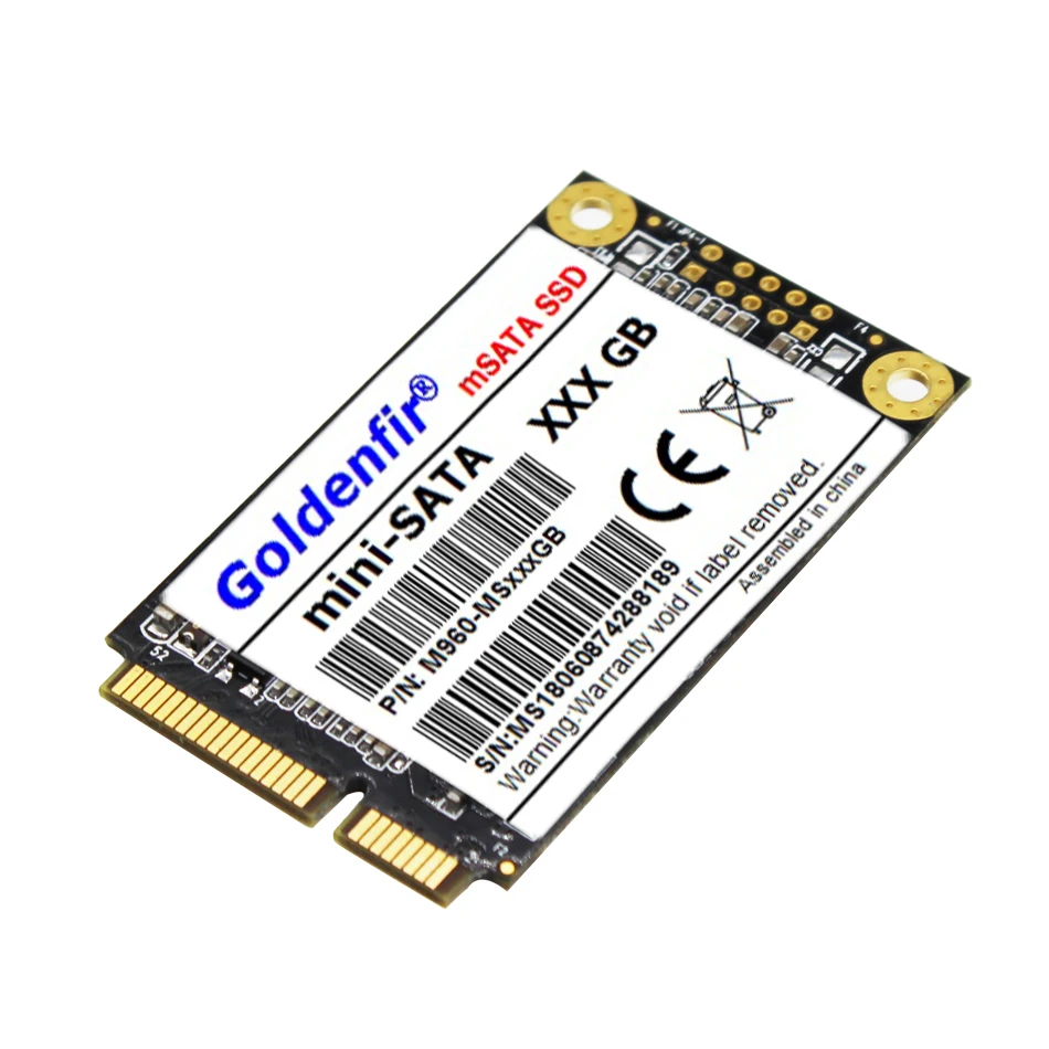 Goldenfir msata SSD 64 Гб Внутренний твердотельный жесткий диск 64 Гб SSD для ПК настольный планшет 64 Гб SSD