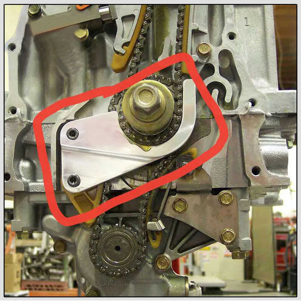RASTP-Universal Car Styling Lower Timing Chain Guide for K20 K24 K SERIES RSX CIVIC SI TSX ACCORD CRV RS-SFN050