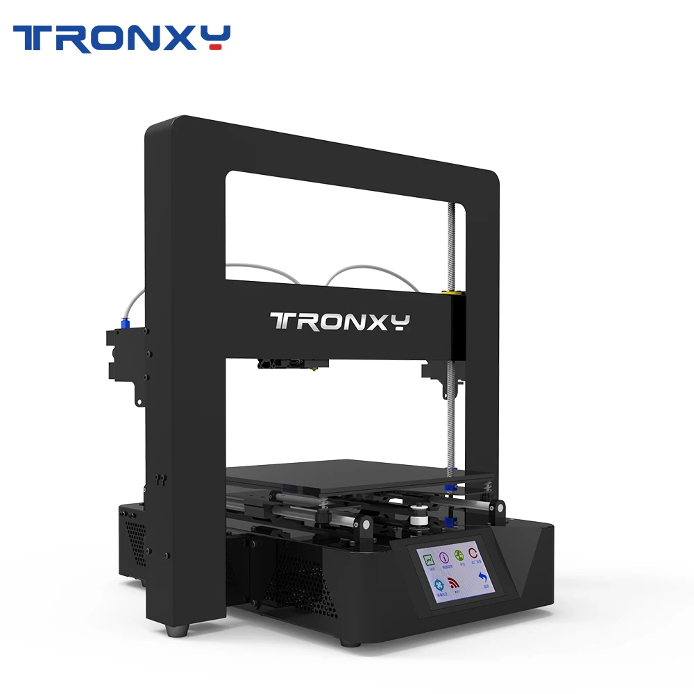 Tronxy 3d принтер X6-2E настольный 3D машина решетки стекла двухцветная печать