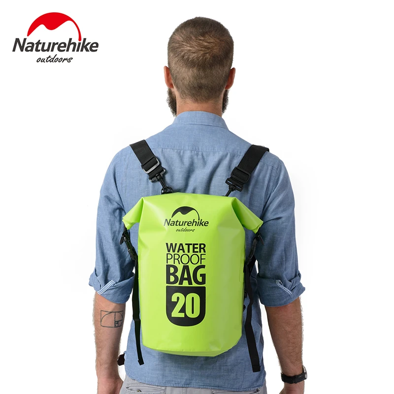Naturehike 20L 30L рюкзак Водонепроницаемый сухой мешок пляжный плавательный мешок сумка для хранения Открытый рафтинг спортивная сумка дорожные наборы рюкзаки