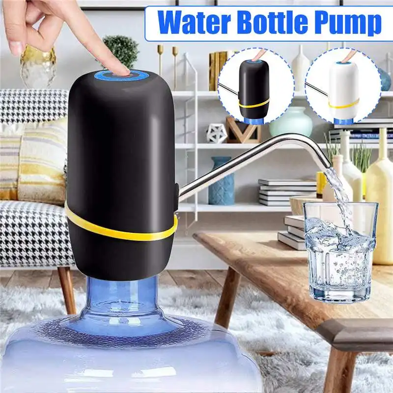 

New USB Charge Electric Water Dispenser Portable Gallon Drink Bottle Switch Smart Wireless Water Pump Water Treatment Appliances