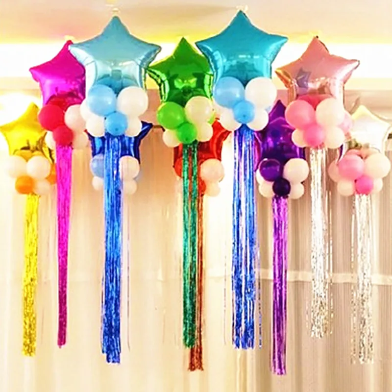 10 шт./упак. воздушный шар кисточкой Свадебные украшения на вечеринку дня рождения украшения детский душ девичник вечерние аксессуары для воздушных шаров