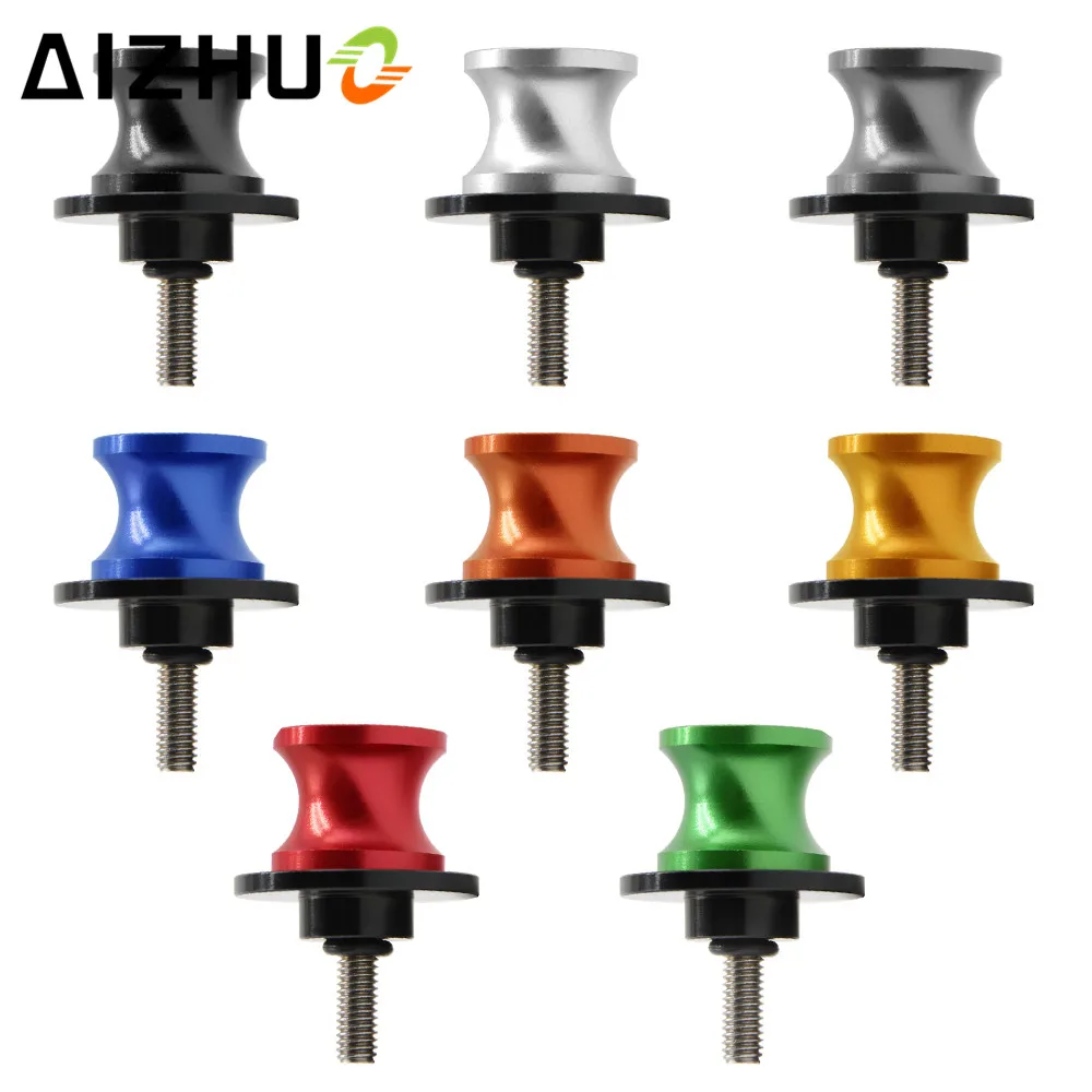 Motorcycle Swingarm Slider Spools Motor Stand Screw 8 Color 8mm CNC Aluminum For Ducati 749 749S 999 999R 999S 749 oscuro