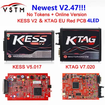 

Unlocked Online Master Version V2.47 V2.23 EU Kess V5.017 Green/Red PCB Ktag V7.020 Main Unit/Full Set Factory Price