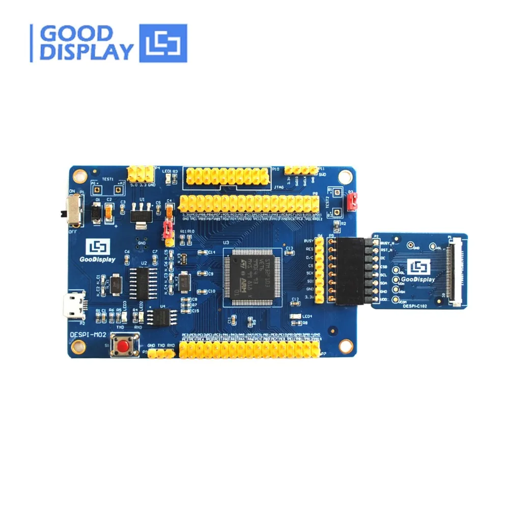 

Demo kit driver development board for 1.02 inch e-paper e-ink display DESPI-102