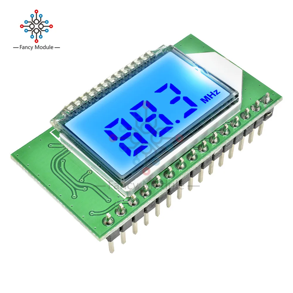 PLL lcd 87-108 МГц цифровой FM радио передатчик приемник модуль цифровой шумоподавление беспроводной микрофон стерео Boardn