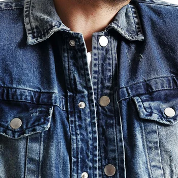 Fashion Long Sleeve Denim Jacket 1