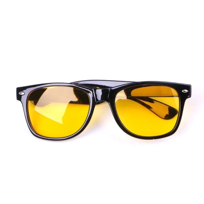 Унисекс желтые линзы очки ночного видения очки вождения
