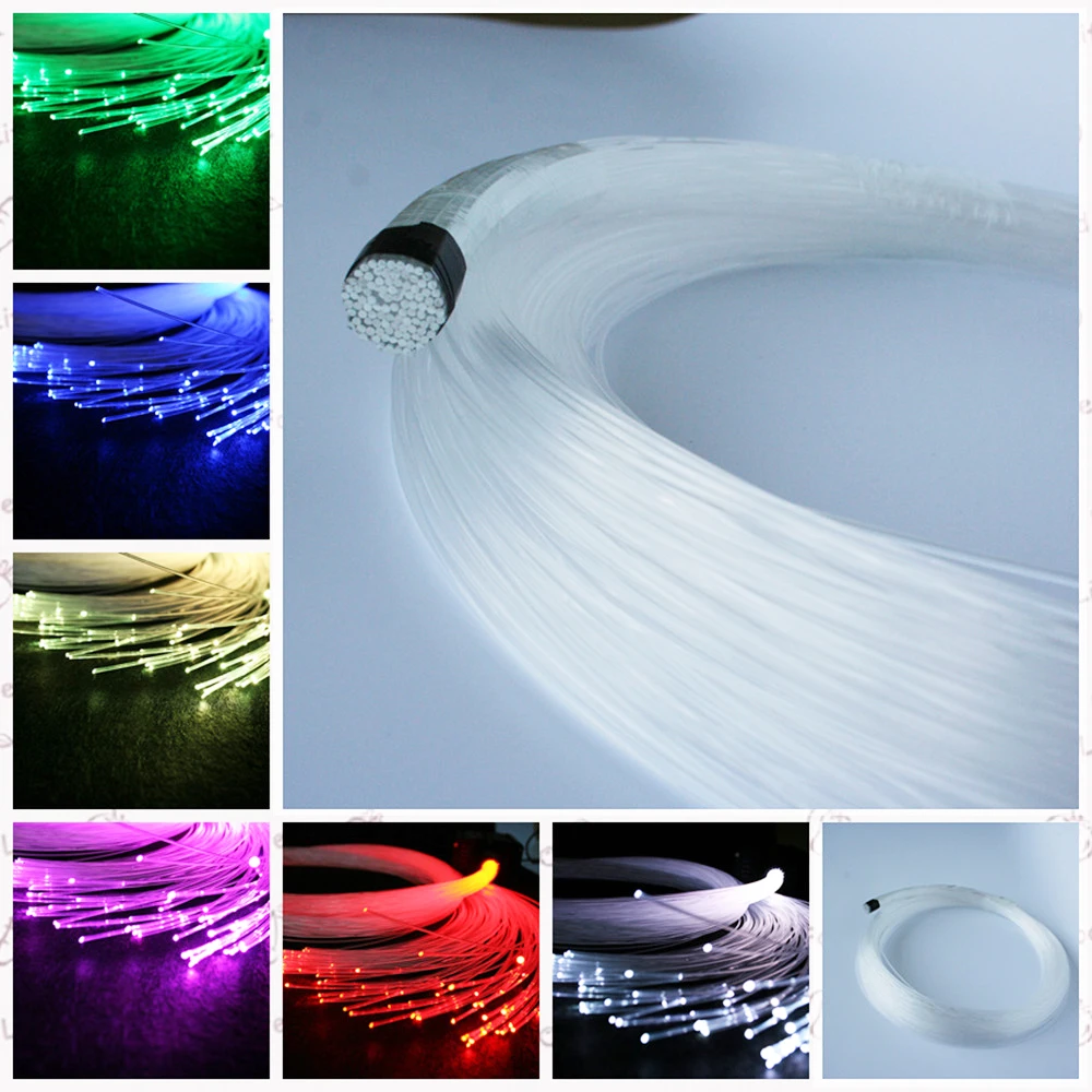 Fiber Optic Form CHINLY PMMA Plastic Optical Fiber Kit For LED Fiber Optic Light