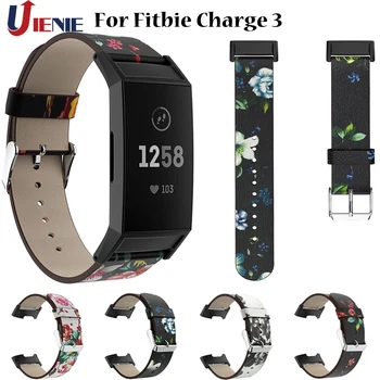 

Replacement Watchband for Fitbit Charge 3 Bands Leather Wrist Straps Smart Watch Wristband for Charge3 Bracelet Accessories