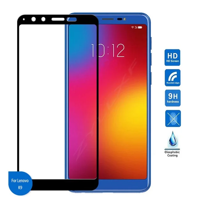 Для Lenovo K9 полное покрытие Закаленное стекло Защитная пленка 9H 2.5D 5 7 дюймов