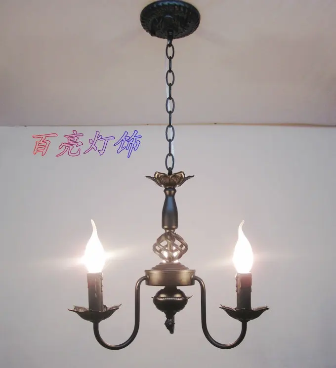 

Multiple Chandelier Fashion luxury candle antique lamp rustic lamp light meal living room ZX140