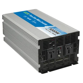 Cheap 5000w Power Inverter Dc Input Ac Single Output European, American And General Optional Socket 24v 48v Pure Sine Wave