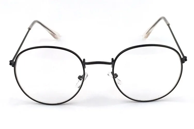 Новинка 2018New женские металлические круглые анти-голубые световые блокирующие очки фильтр уменьшает цифровое напряжение глаз прозрачный обычный компьютерный игровой Gafas