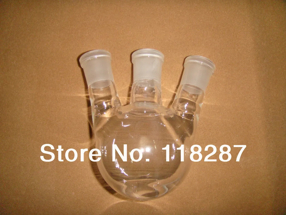 

3-necks,250ml,24/29,Round bottom flask ,Pyrex Boiling Flasks,Lab glassware flask