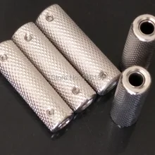 5 шт Новое прибытие Серебряная сталь, татуировочная машинка трубки захватывает задний стержень с гаечным ключом в подарок