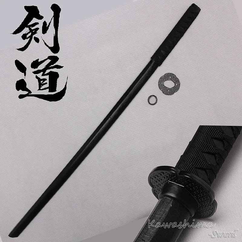 Твердый деревянный меч Самурай Бушидо тренировочная Катана бокккен Kendo Stick PU