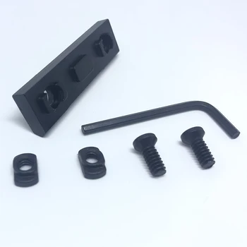 

Tactical M-LOK Bipod Mount Handguard Adapter Low Profile AR15 Rifle Accessory Harris Bipods Picatinny Rail