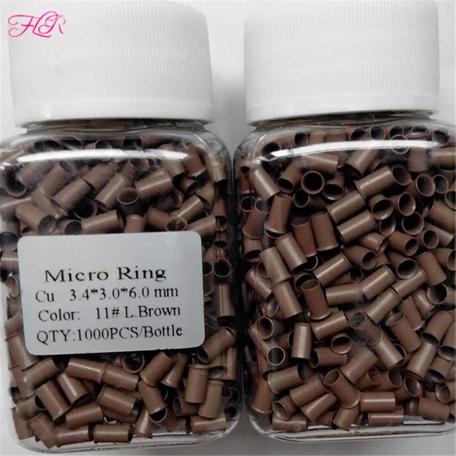 7000 шт. микро кольцо для наращивания волос 3 4x3 0x6 0 мм|copper micro rings|micro ringmicro link beads |
