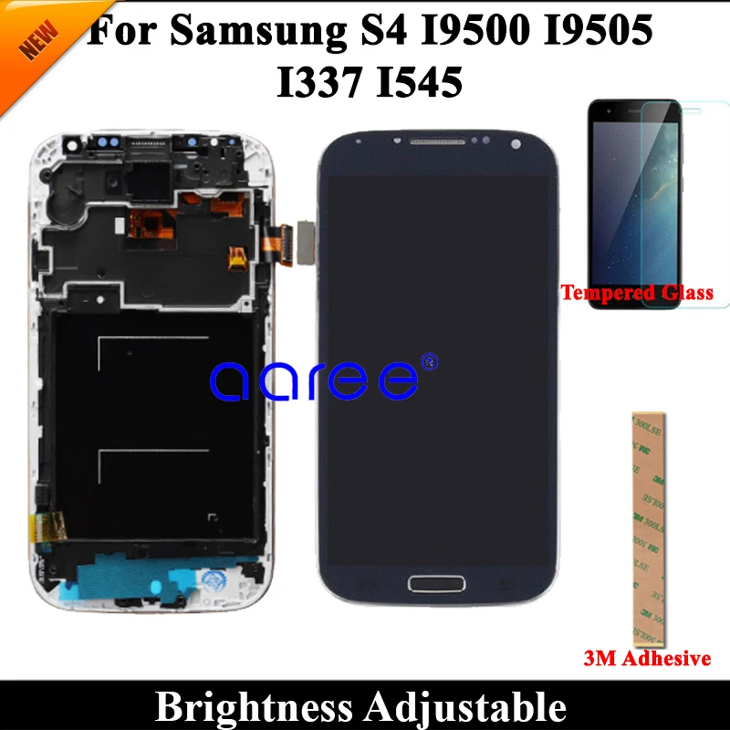 

100% Tested LCD Display For Samsung S4 I9505 LCD I9500 i9505 LCD For Samsung S4 i9506 i337 LCD Screen Touch Digitizer Assembly