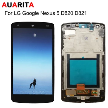 

LCD For LG Google Nexus 5 D820 D821 LCD Display Touch panel Screen with frame Digitizer Assembly Replacement with tools nexus5