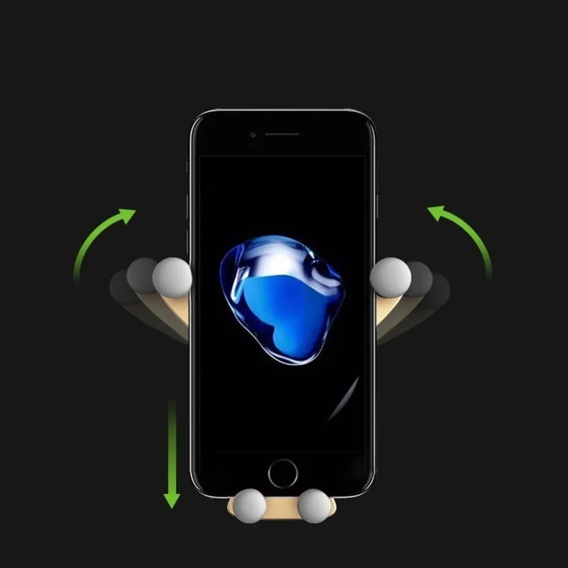 1X Schlauen Lächeln/panda Schwerkraft Sensing Halterung für Telefon Navigation GPS Auto Air Outlet