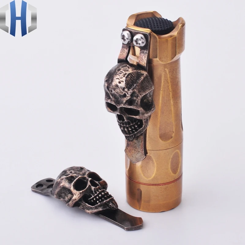 Universal Flashlight Back Clip Steel Fire Waist Clip Metal Flashlight External EDC Pocket Clip K Sheath Clip