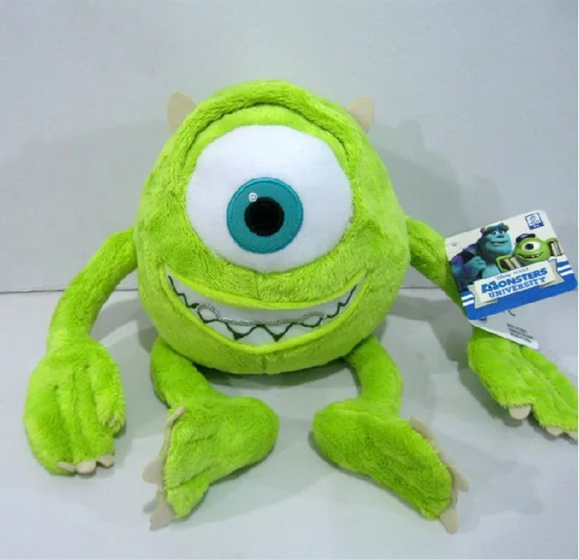1pcs 25cm mike monsters university monster mike wazowski plush toys