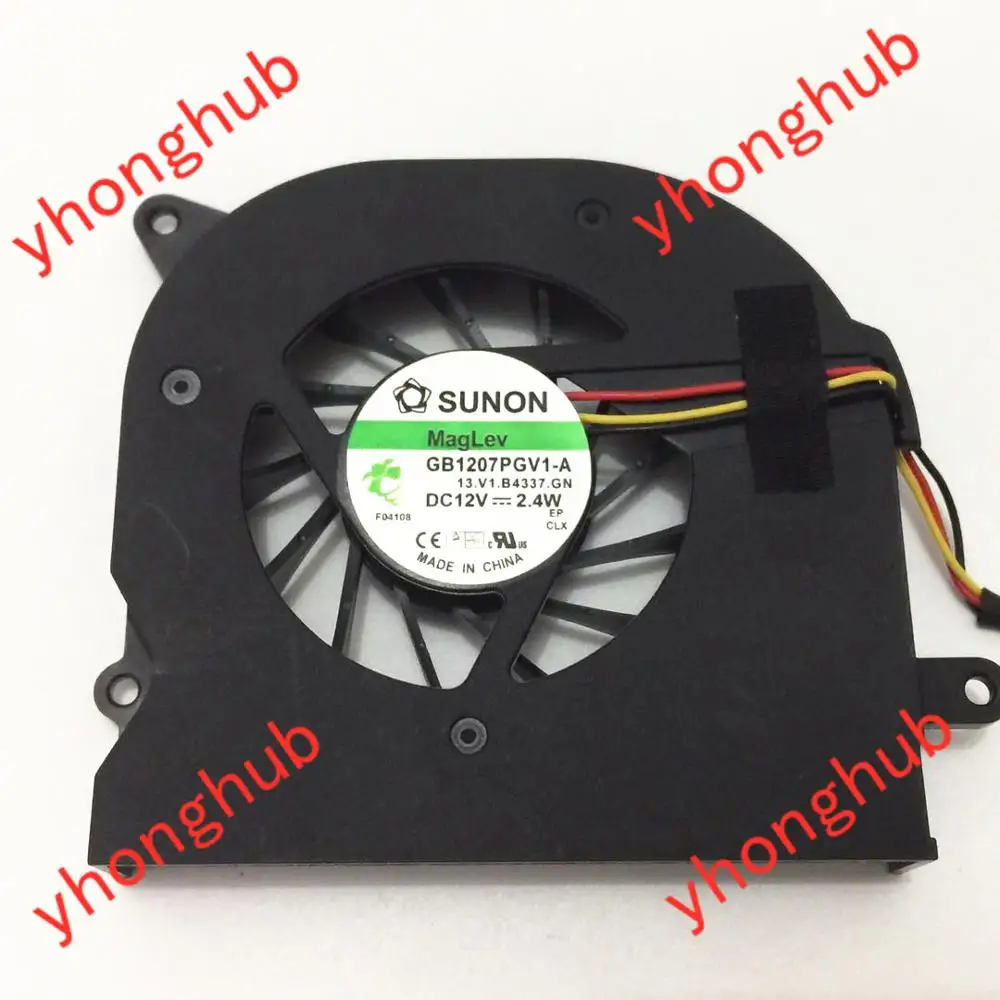 SUNON GB1207PGV1 A 13.V1.B4337.F.GN AC/DC 12V 2 4 W 3 провод Сервер вентилятор охлаждения ноутбука|server