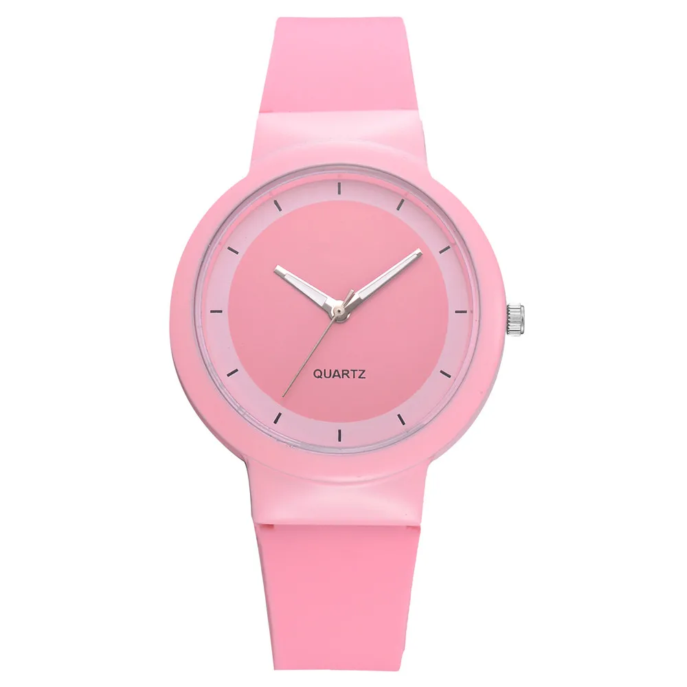 Женские кварцевые наручные часы reloj mujer модный силиконовый ремешок Кварцевые