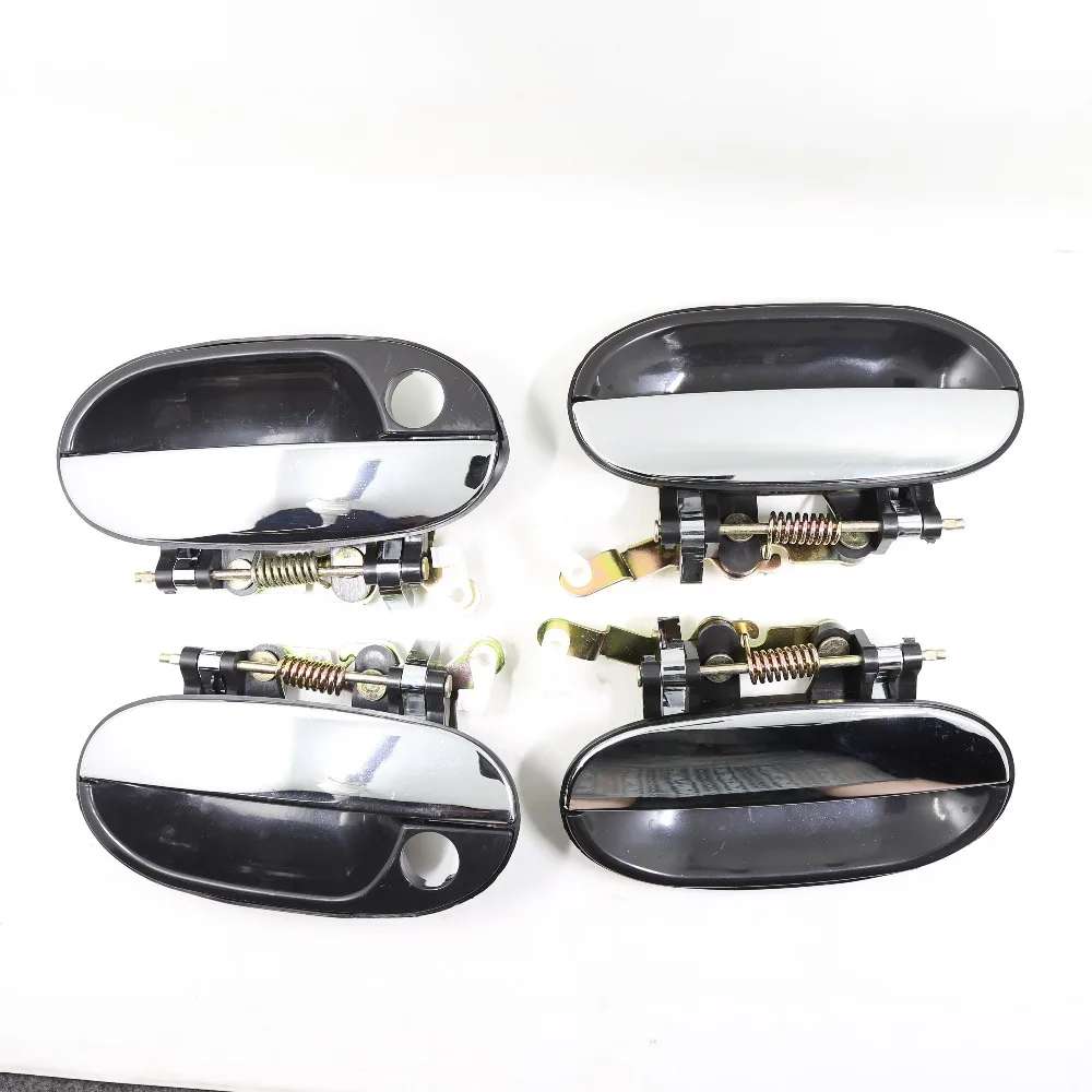 4 шт. в наборе, Хром Внешний Дверные ручки для HYUNDAI ACCENT 1995-2000 1995 1996 1997 1998 1999 2000 82650-22000 82660-22000