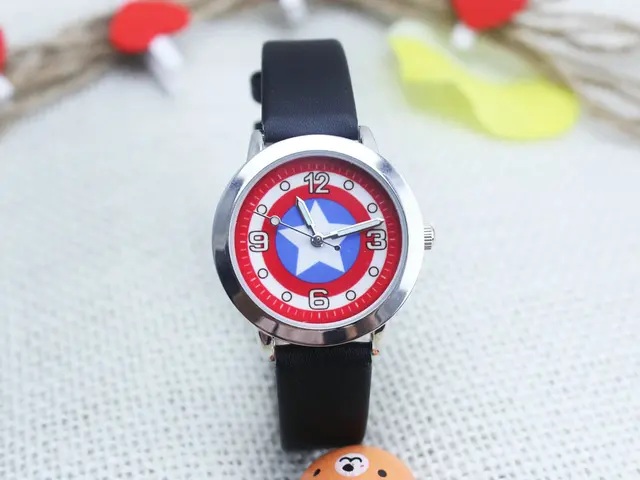 2016 new Marvel Captain America Super Hero Leather Band Metal Watch For Child Bo 2016 new Marvel Captain America Super Hero Leather Band Metal Watch For Child Bo