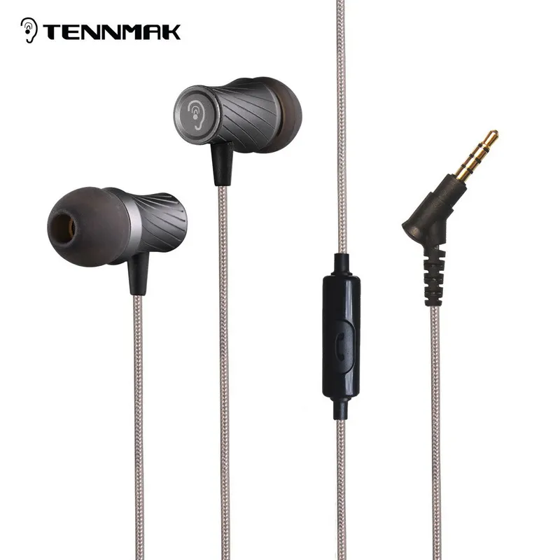Tennmak Banjo Turbo Stereo Bass In Ear earphone handsfree earbud 3.5mm Earbuds, strong bass & clear sound earphone