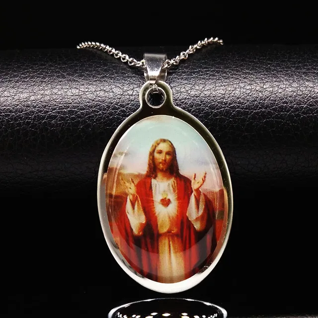 2019 Catholic Religious Jesus Stainless Steel Necklaces Jewelry Jesus