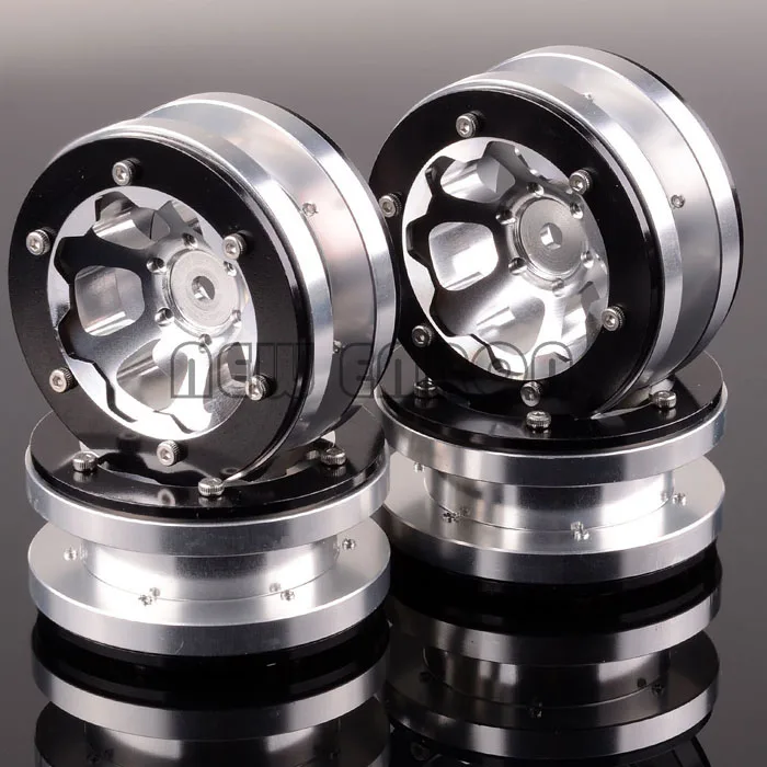

NEW ENRON RC 4PCS Aluminum 1.9" Beadlock 6 Spoke 1061 Wheel Rim For 1:10 Rock Crawler
