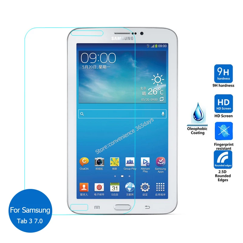 Закаленное стекло для Samsung Galaxy Tab 3 7 0 защита экрана 9h защитная пленка на Tab3 SM T210 T215