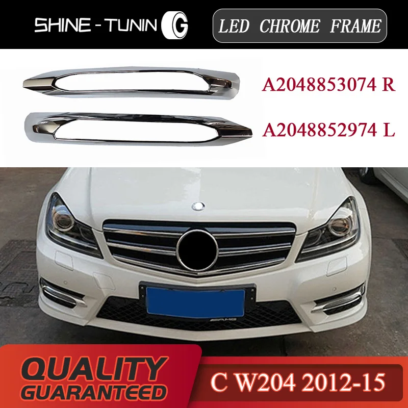 

A2048853074 W204 chrome grille bumper suitable for SPORT LED COVER frame C-CLASS C-COUPE C180 C200 C230 C250 C300 C350