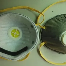 5 шт./лот противопылезащитная маска masksPM 2,5 нетканый тканевый складной фильтр с дыхательным ручной аппарат для искусственной вентиляции легких взрослых N95 защитные маски